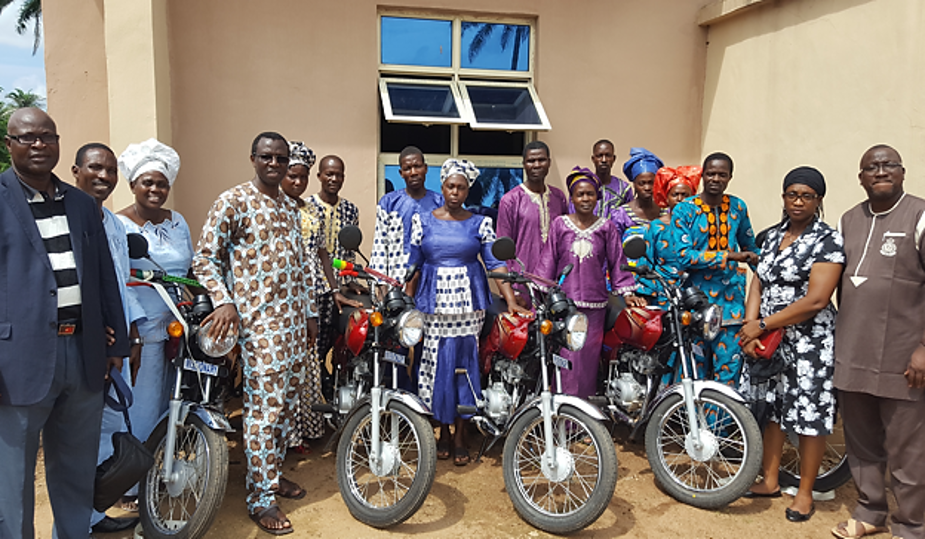 Donation of Motorbikes in Liberia - 2017